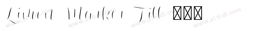Limon Marker Fill字体转换